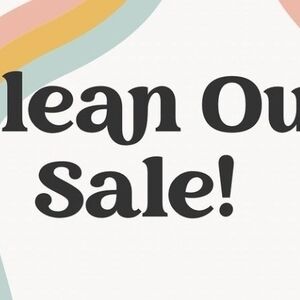 Clean Out Sale Poster